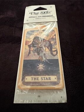 Goddess Provisions The Star Tarot Card Air Freshener - Vanilla Scent NWT gift